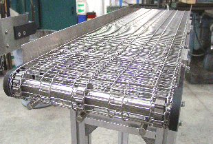 Stainless Wire Mesh Cooling Conveyor 